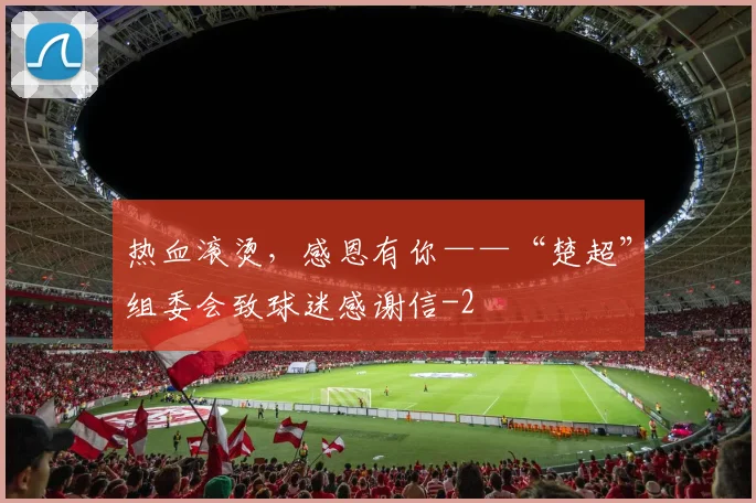 热血滚烫,感恩有你——“楚超”组委会致球迷感谢信