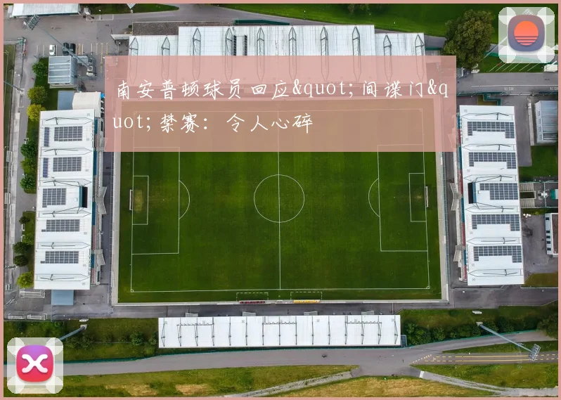 南安普顿球员回应"间谍门"禁赛：令人心碎